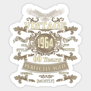 Timeless Treasures- Vintage Ornaments as a Thoughtful 60th Birthday Gift for Him Sticker